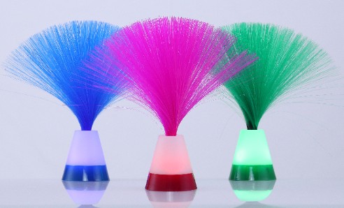 Fiber optic lamps cast magical, color-changing glows via light strands—create captivating, eye-catching ambiance for any space effortlessly.